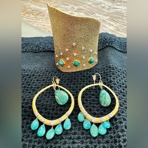 Alexis Bittar Earrings and Bracelet